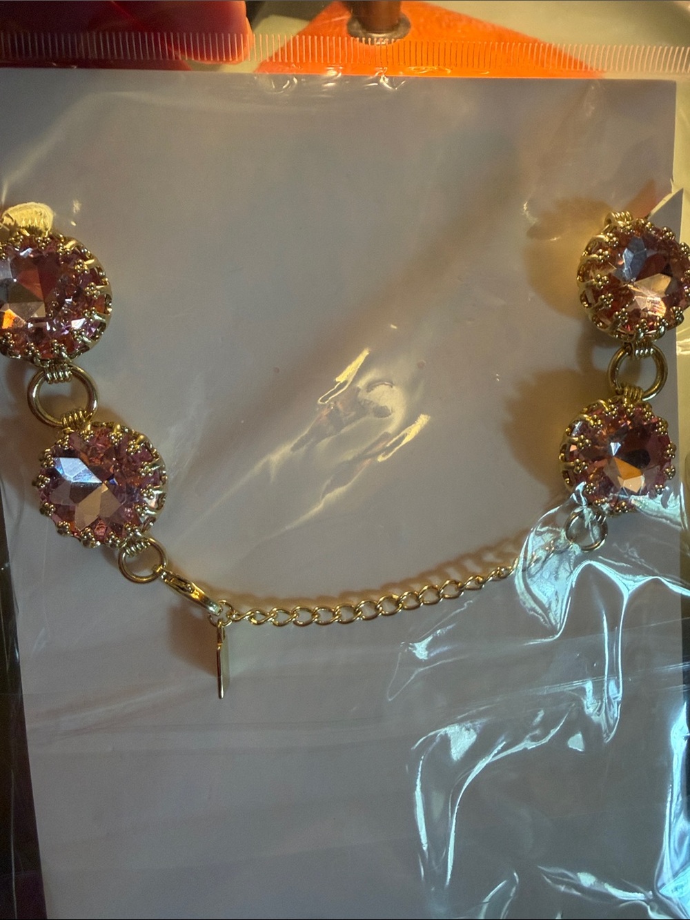 NEW Feed Me Gems Blush Pink “Gemini Necklace” - Picture 5 of 11
